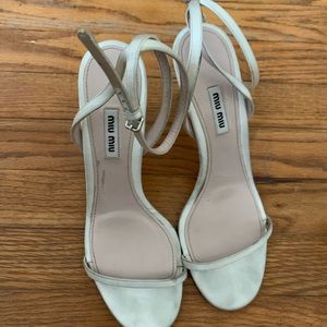 Miu miu screw bolt heels
